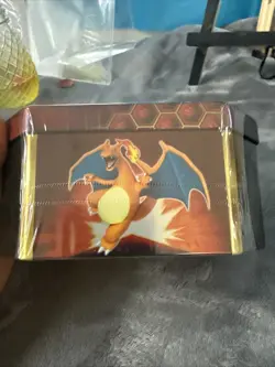 Pokemon Charizard GX Hidden Fates Tin 4 Packs + Promo Factory Sealed NEW SunMoon - Image 3