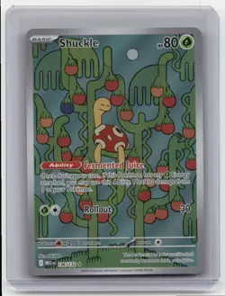 2025 ME01: Mega Evolution Pokemon TCG Illustration Rare Shuckle 136/132 - Image 1