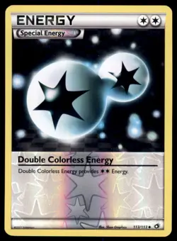 Pokemon TCG Double Colorless Energy Black & White - Legendary Treasures #113 - Image 1