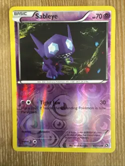 Pokemon TCG Sableye Legendary Treasures 61/113 Reverse Holo Uncommon LP - Image 1