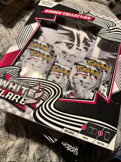 Pokemon TCG Scarlet & Violet White Flare Binder Collection Box - Image 1