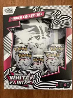 Pokemon TCG Scarlet & Violet White Flare Binder Collection Box - Image 2