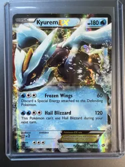Pokemon Kyurem EX #44/113 Holo Rare EX - 2013 Legendary Treasures - Near Mint - Image 1