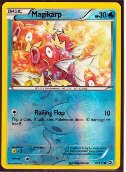 2013 MAGIKARP 30/113 Legendary Treasures Pokemon REVERSE HOLO (M1) - Image 1