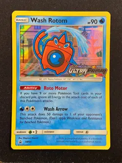 Wash Rotom - SM94 Black Star Promo Ultra Prism Prerelease (Pokemon) Holo - Image 1