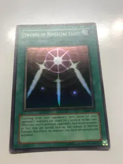 USA Seller Yugioh SWORDS OF REVEALING LIGHT LOB-101 Super Rare ORIGINAL PRINT LP - Image 2