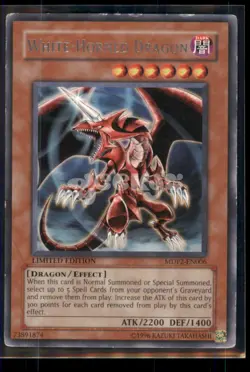 White-Horned Dragon MDP2-EN006 McDonald's Promo Series 2 Limited Edition HP - Image 1