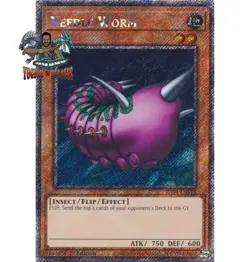 Yugioh! 1x Needle Worm RA04-EN112 Quarter Century Secret Rare 1st Ed NM - Image 1