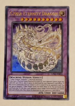 Yu-Gi-Oh Cyber Eternity Dragon Ultra Rare LDS2-EN033 1st Edition - Image 1