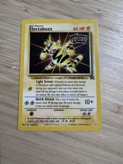 Pokemon Card Set Pikachu Electabuzz The First Movie 1999 Black Star Promo - Image 5