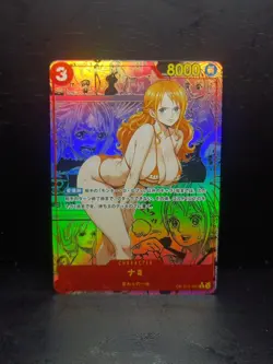 One Piece Nami Sexy Bikini Anime Waifu Girl Lewd Doujin Goddess Art Card TCG FS - Image 1