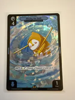 Vibes TCG Blizzby the Swift ARTIC FOIL - Legend of the Lils Card # 81 - Image 1