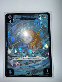 Vibes TCG Blizzby the Swift ARTIC FOIL - Legend of the Lils Card # 81 - Image 2