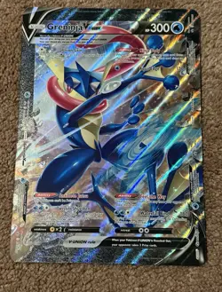 JUMBO Greninja V-Union SWSH155-158 Pokemon Card Oversized Promo Holo - Image 2