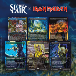 Mtg Magic Card Secret Lair Iron Maiden Album Art Non-FOIL English Sealed Presale - Image 1