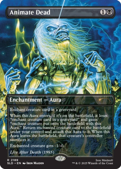 Mtg Magic Card Secret Lair Iron Maiden Album Art Non-FOIL English Sealed Presale - Image 4