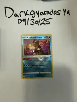Pokemon TCG Radiant Greninja Holo Card Astral Radiance 046/189 - Image 3
