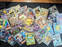 100 Pokemon Cards Lot ALL HOLOGRAPHIC REVERSE HOLO + 6 EX GX FULL ART CARDS - Image 2