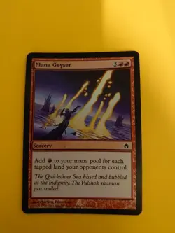 Mana Geyser Sorcery Fifth Dawn. FOIL. MTG Card. - Image 1