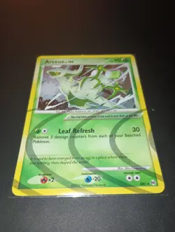 Pokemon TCG Arceus Card Holo Grass Type LV. 100 AR2 Arceus 2009 - Image 1
