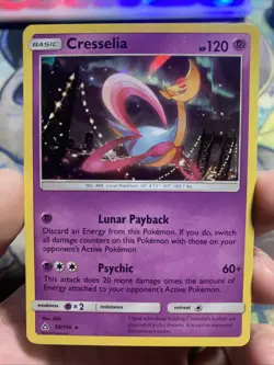 Pokemon Cresselia Ultra Prism 59/156 NM Holo Rare Card - Image 1