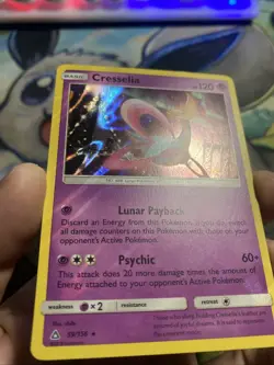 Pokemon Cresselia Ultra Prism 59/156 NM Holo Rare Card - Image 2