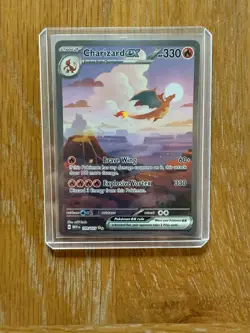Pokemon TCG Charizard EX Scarlet & Violet 151 Card 199/165 Sir Ultra Rare - Image 5