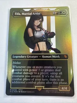Tifa, Martial Artist (Borderless) Commander: Final Fantasy Foil - Image 1