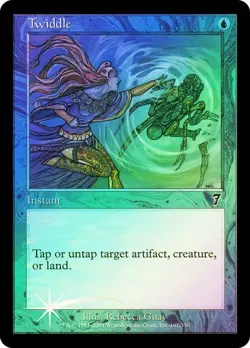 7th Edition MTG FOIL Twiddle Magic - Image 1