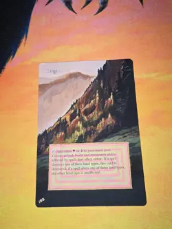 MTG ALTERED 1X Taiga magic the gathering hand painted genuine MODFLY - Image 1