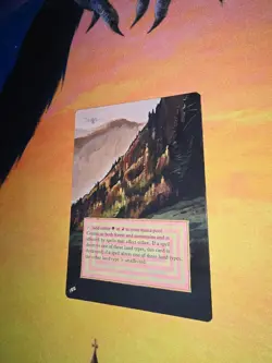 MTG ALTERED 1X Taiga magic the gathering hand painted genuine MODFLY - Image 3