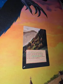 MTG ALTERED 1X Taiga magic the gathering hand painted genuine MODFLY - Image 4