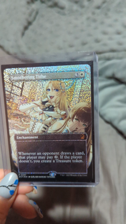 Smothering Tithe (Anime Borderless) (Confetti Foil) Wilds of Eldraine. - Image 2