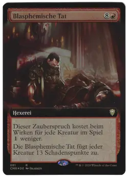 FOIL Blasphemische Tat / Blasphemous Act - COM. LEGENDS Extra - deutsch (nm +) - Image 1