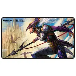 Ultra Pro Black Stitched Playmat MTG x Final Fantasy - Kain, Traitorous Dragoon - Image 1
