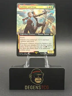 Balthier and Fran 0477 (Extended Art) Final Fantasy Regular non foil MTG - Image 1