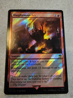 Blasphemous Act - #815 (Surge Foil) Universes Beyond: Doctor Who - Mtg - Image 1