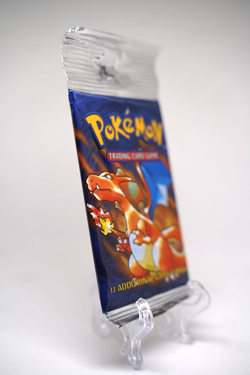Pokemon Base Set Booster Pack Unlimited Charizard Art WOTC TCG Vintage Sealed - Image 4
