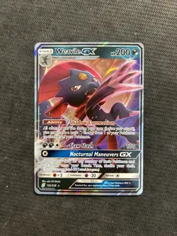 Pokemon TCG Weavile GX 132/236! NM Condition! See Description! - Image 1