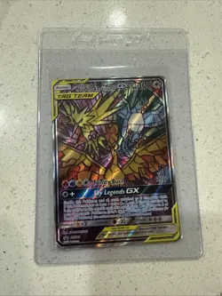 Mint Pokemon 2019 Hidden Fates Black Star Promo Moltres Zappos Articuno GX - Image 1