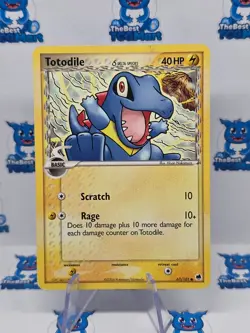 Totodile Delta Species 67/101 EX Dragon Frontiers Pokemon MP - Image 1