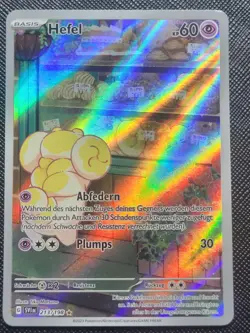 Pokemon Hefel 213/198 Illustration Rare Karmesin und Purpur Base Deutsch #1 - Image 1