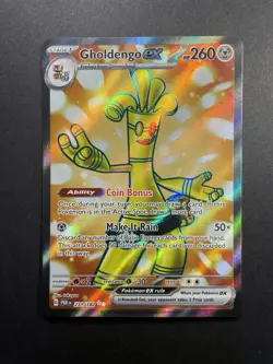 2023 Pokemon SV Paradox Rift PAR EN Gholdengo ex #231/182 - Image 1