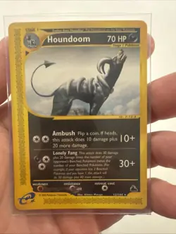 Pokemon TCG Houndoom Non-Holo Rare Card 12/144 Skyridge WOTC - Image 1