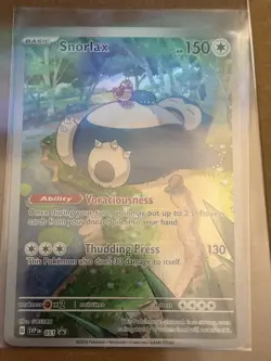 Pokemon TCG Snorlax 151 Elite Trainer Box Black Star Promo SVP en 051 - Image 1