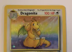 1999 Pokemon Fossil HOLO Dragonite 4/62 (NEVER PLAYED) - Image 3