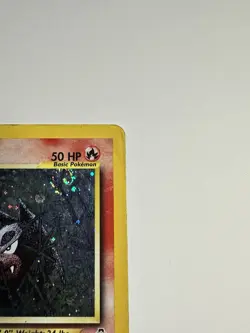 Houndour 5/75 Pokemon TCG Neo Discovery Unlimited Holo Rare Swirl MP-LP - Image 2