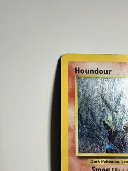 Houndour 5/75 Pokemon TCG Neo Discovery Unlimited Holo Rare Swirl MP-LP - Image 4