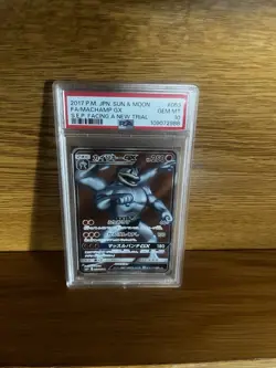 Pokemon TCG Machamp GX Full Art 053/049 PSA 10 - Image 1