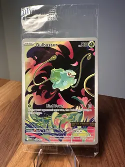 Pokemon Bulbasaur 133/132 English Mega Evolution Stamped Promo SEALED - Image 1